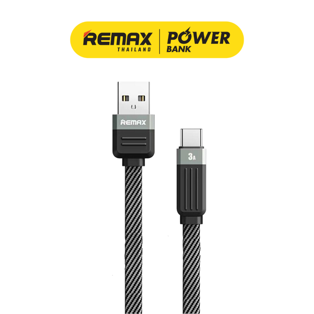 Remax Cable รุ่น RC-C086a สายชาร์จโทรศัพท์ type-c ยาว 1 เมตร 3A มีประกันศูนย์ไทย