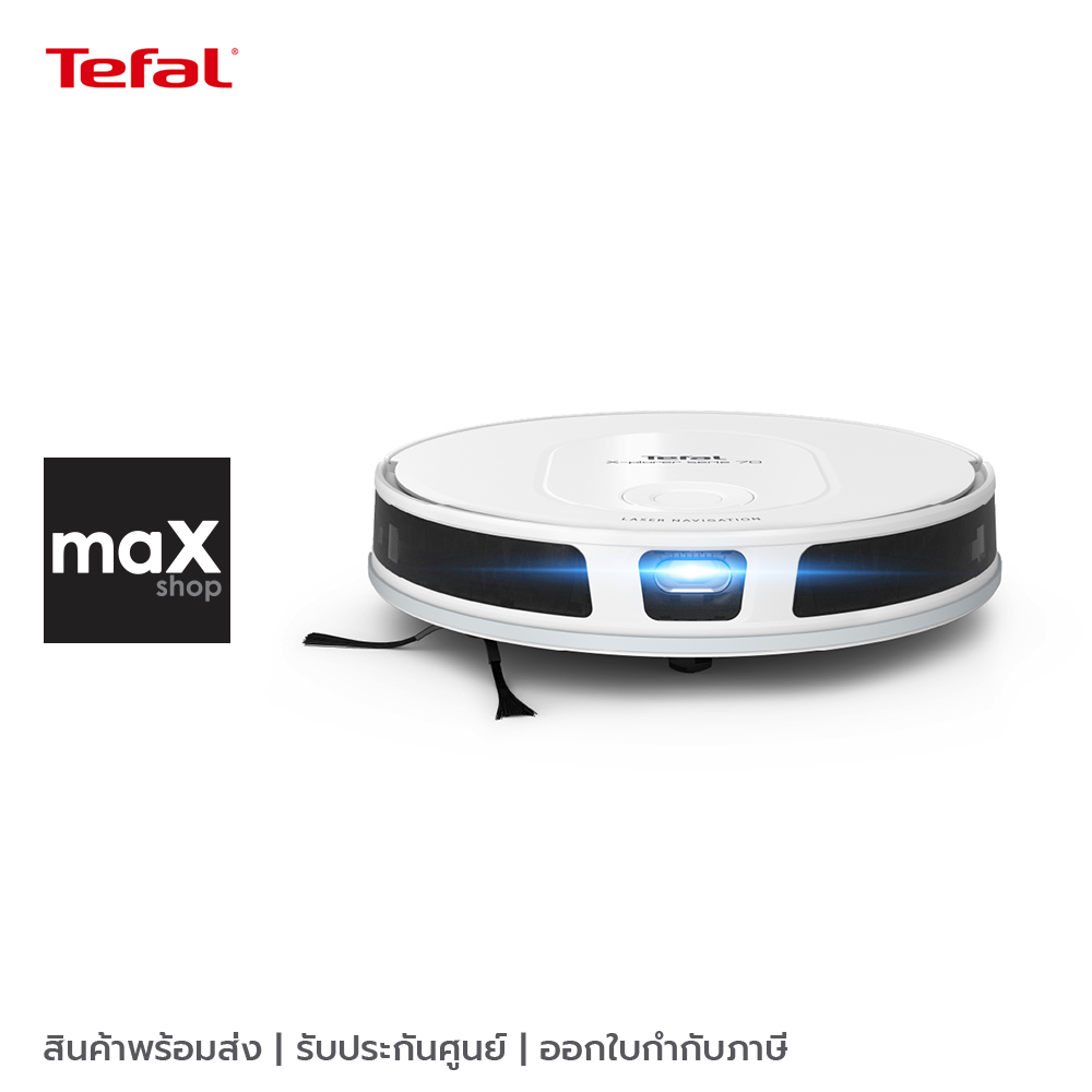 Tefal หุ่นยนต์ดูดฝุ่น X-PLORER SERIE 70 รุ่น RG8477WH ดูดฝุ่นพร้อมถูพื้น