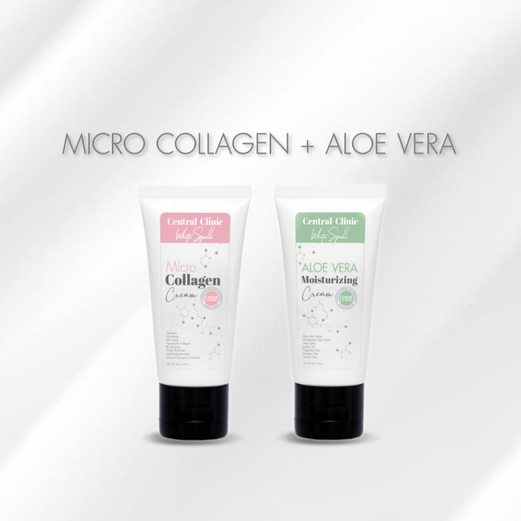 [C3+C4] โปรครีมบำรุง 2 สูตร Micro Collagen + Aloe Vera