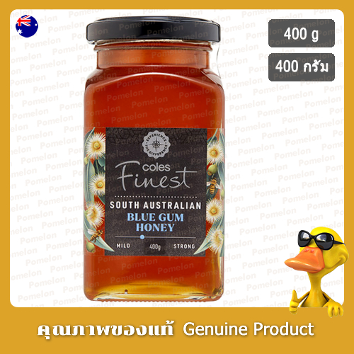 โคลส์น้ำผึ้งแท้จากดอกยูคาลิปตัส 400กรัม - Coles Blue Gum Honey 400g.