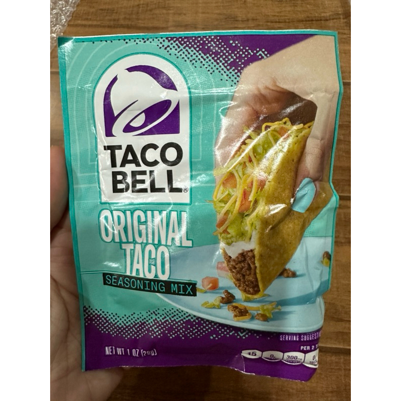 ซอสปรุงรส ชนิดผง ตรา ทาโก้ เบล ออริจินอล 28g. Taco Seasoning Mix ( Taco Bell Original Brand )