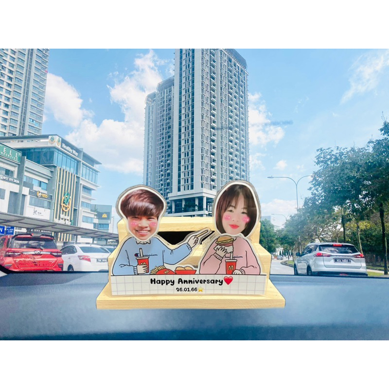 ของขวัญวาเลนไทน์ ดุ๊กดิ๊กโยกได้ตั้งหน้ารถหัวนอนโต๊ะทำงาน