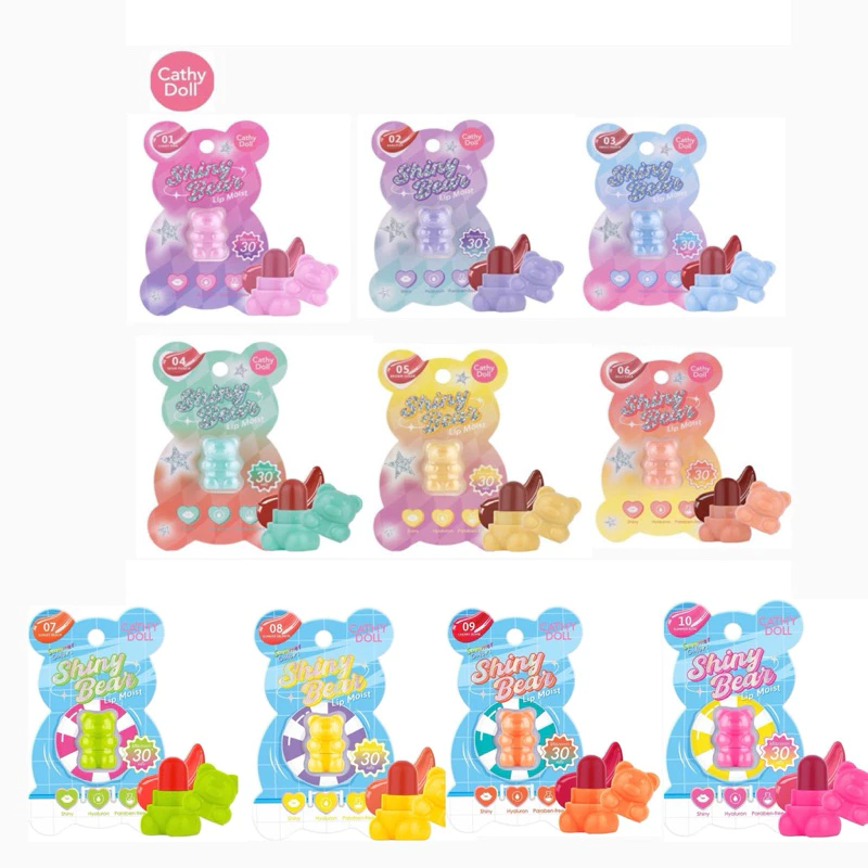ลิปหมี Cathy Doll Shiny Bear Lip Moist เคที่ดอลล์ ไชน์นี่แบร์ลิปมอยส์ ขนาด1.1g