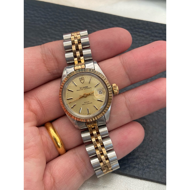 TUDOR PRINCESS OYSTERDATE ROTOR SELF WINDING Lady ของแท้ มือสอง