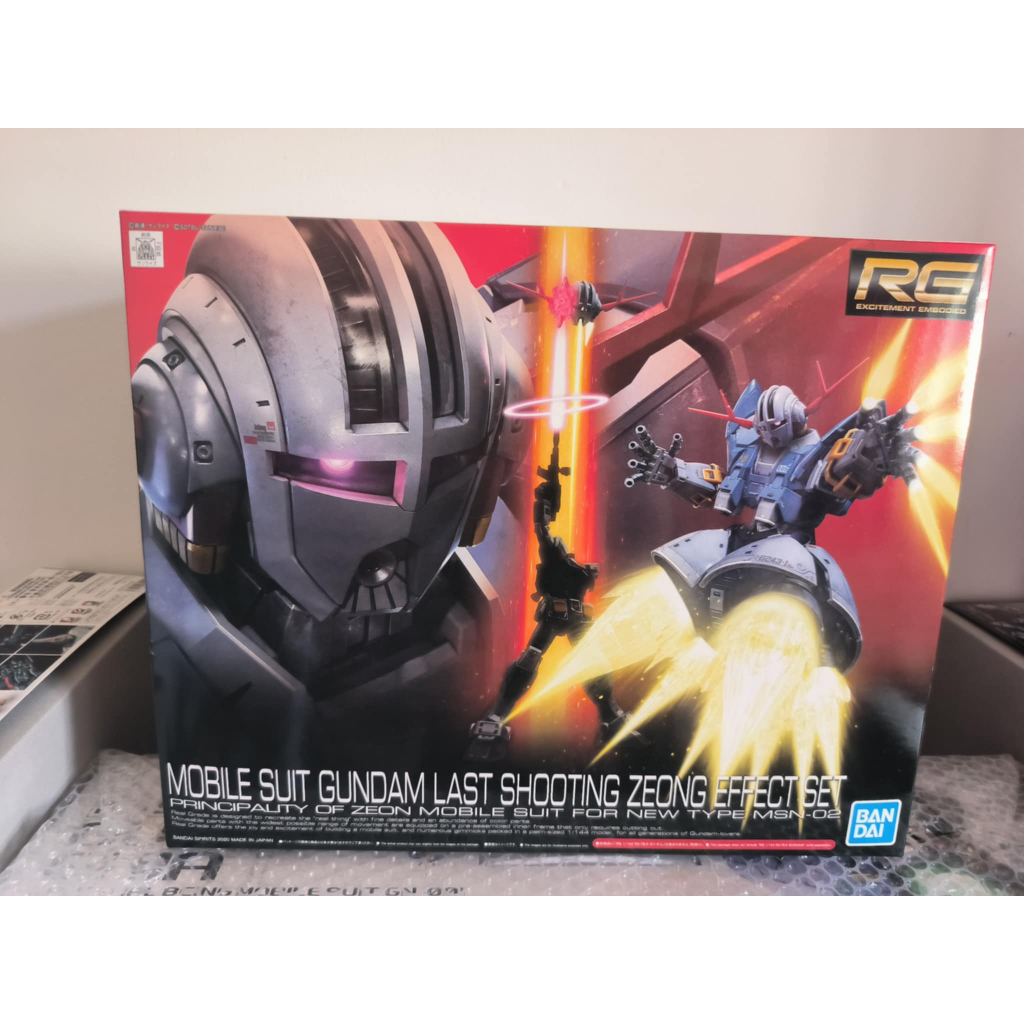 RG 1/144  Mobile Suit Gundam Last Shooting Zeong Effect Set