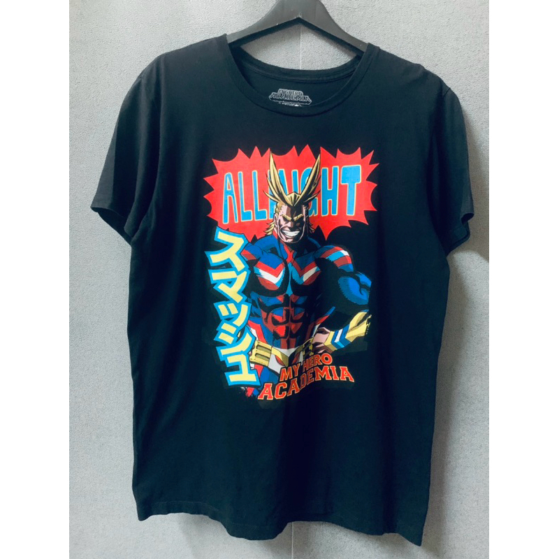 [ของแท้]💯เสื้อยืดAnime - My Hero Academia Tshirt - All Might SIZE L