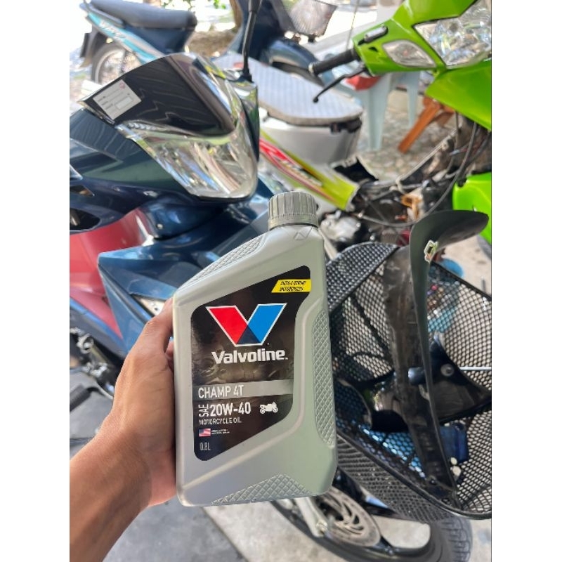 Valvoline CHAMP 4T 20W-40 API SF น้ำมันรถจักรยานยนต์ 4จังหวะ แชมป์ 4ที