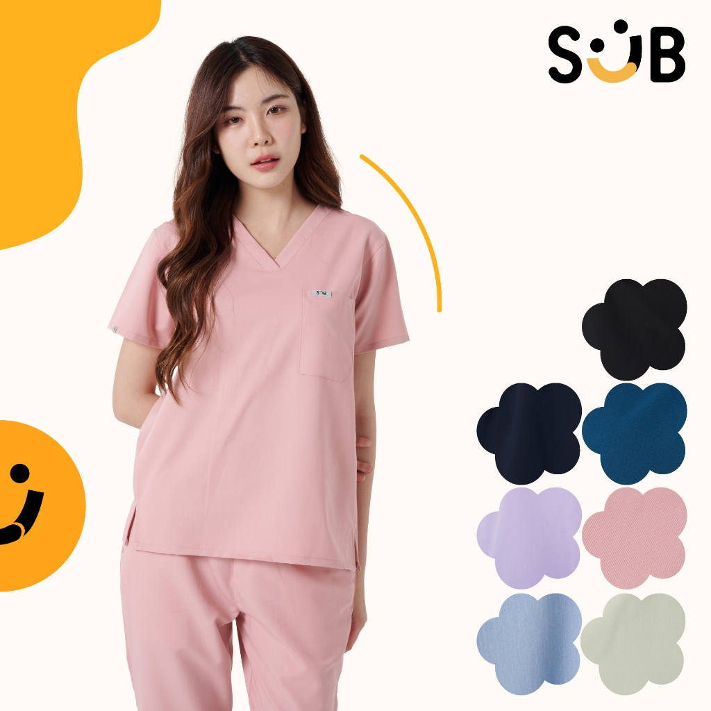 Subscrub Happy Hue collection  - (ชุดสครับ ชุดสครับหญิง ชุดสครับหมอ)