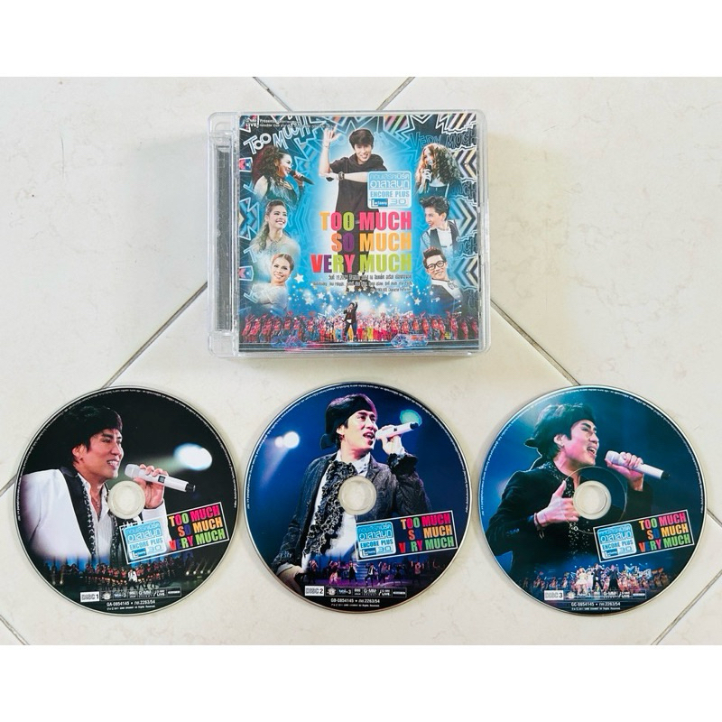 VCD คอนเสิร์ต บันทึกการแสดงสด คอนเสิร์ต เบิร์ด อาสาสนุก Encore Plus Too Much So Much Very Much ปี201