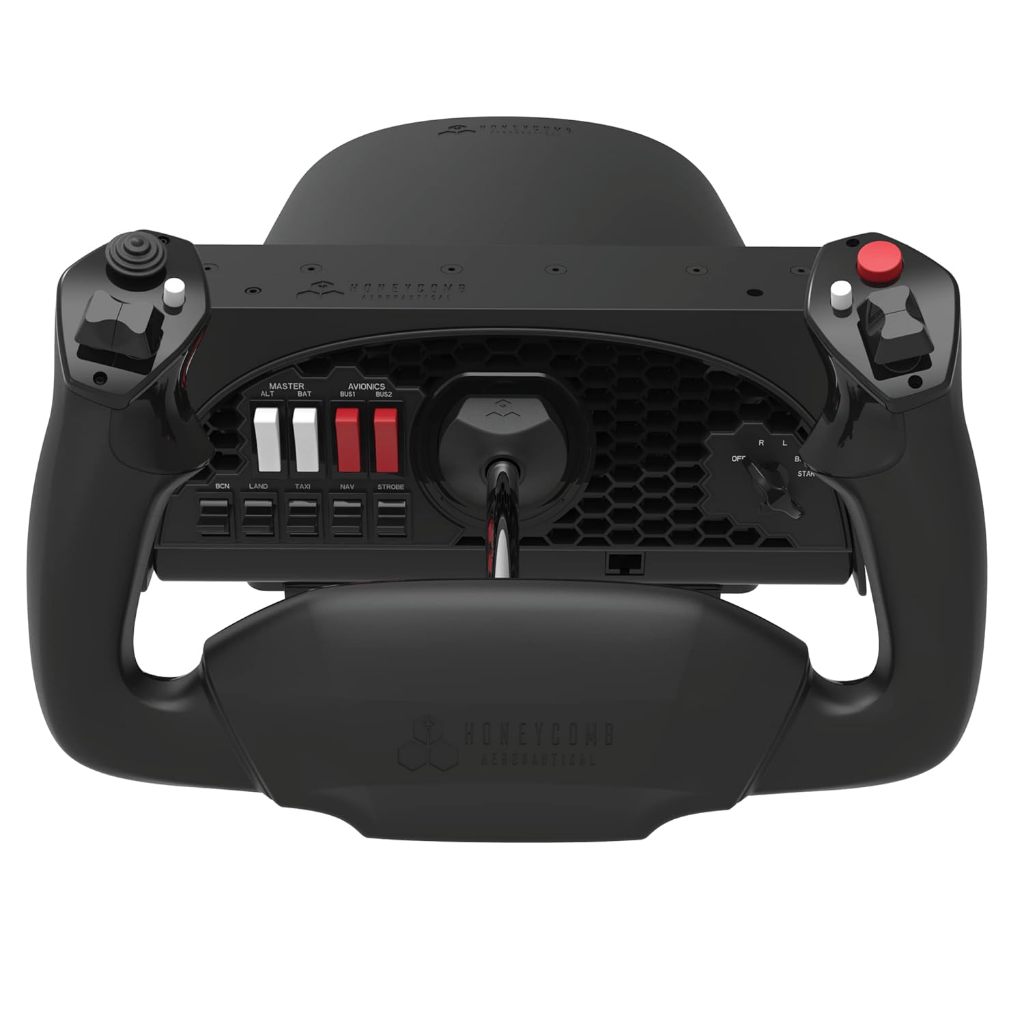 Honeycomb Aeronautical Alpha Flight Controls Yoke จอยบังคับสำหรับเกมเครื่องบิน