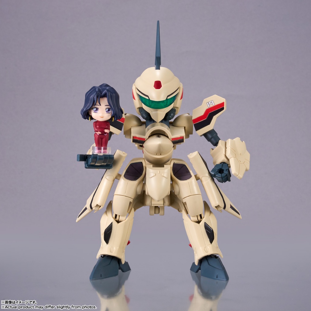 Bandai(บันได) TAMASHII TINY SESSION YF-19(ISAMU ALVA DYSON USE) WITH MYUNG FANG LONE