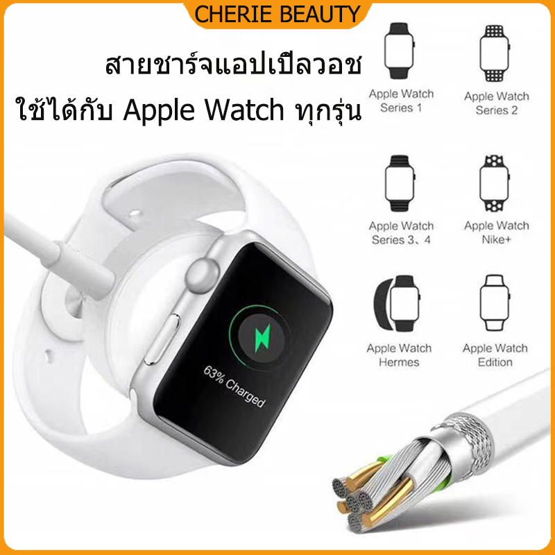 เครื่องชาร์จนาฬิกา USB เหมาะสำหรับ iwatch series 9 8 7 5 6 4 3 2 1 SE Type C นาฬิกาสายชาร์จแม่เหล็ก, ชาร์จเร็ว