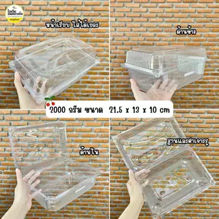 กล่องใส่ผลไม้ กล่อง PET 250g 300g 500g 1000g 2000g