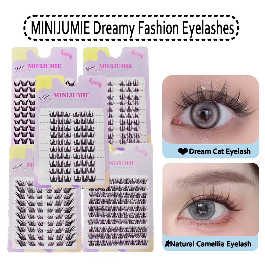 ส่งจากไทย Minijumie10 แถว ขนตาปลอม ขนมิงค์เทียม ขนตาปลอม ยาว และหนา ดูเป็นธรรมชาติ ขนตาเกิร์ลกรุ๊ป