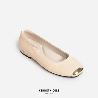 KENNETH COLE x ANNE THONGPRASOM รองเท้าส้นแบนผู้หญิง รุ่น ASTAIRE FLATS EGG SHELL สีครีม ( FLT - KF14077LE-110 )