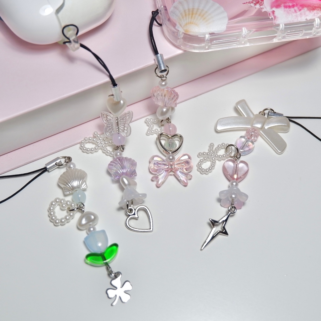 สายคล้องโทรศัพท์ keyring all cute 🐰 มีให้เลือกหลายแบบ 💗