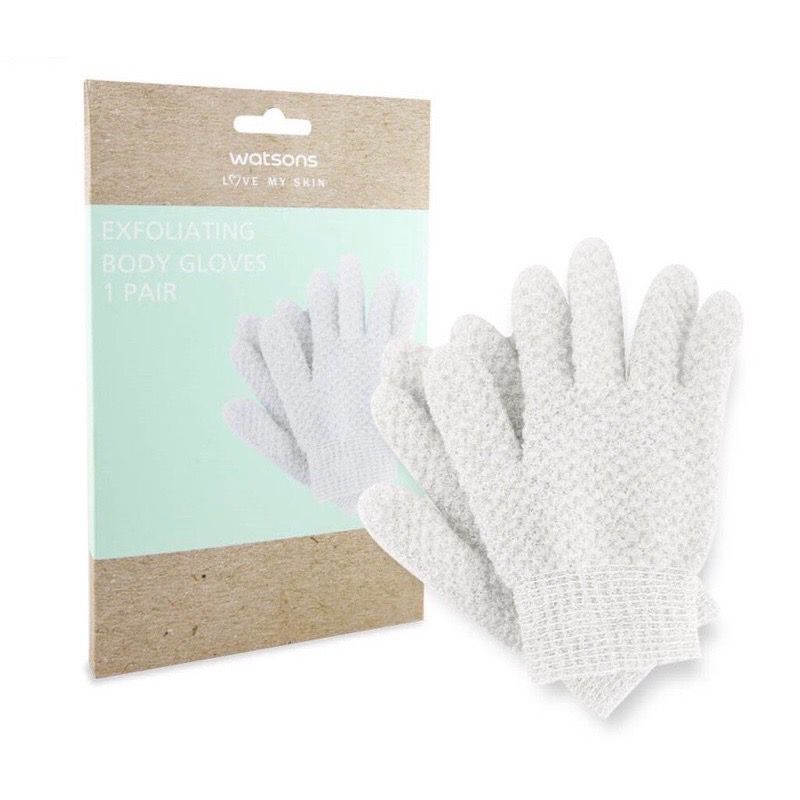 WATSONS ถุงมือขัดตัว ถุงมือขัดผิวกาย 1 คู่