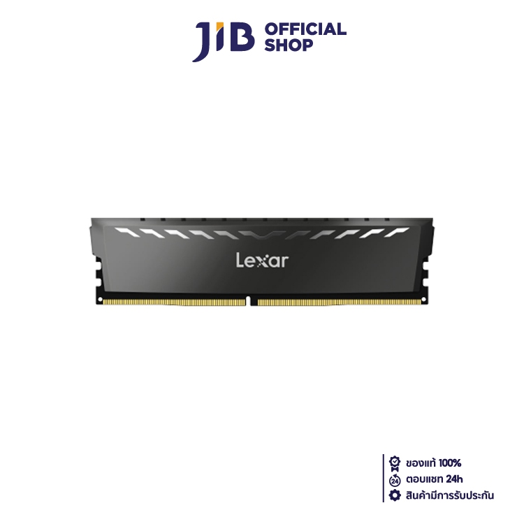 16GB (16GBx1) DDR4 3200MHz RAM (หน่วยความจำ) LEXAR THOR DDR4 (INTEL XMP) (DARK GREY) (LD4BU016G-R3200GSXG)