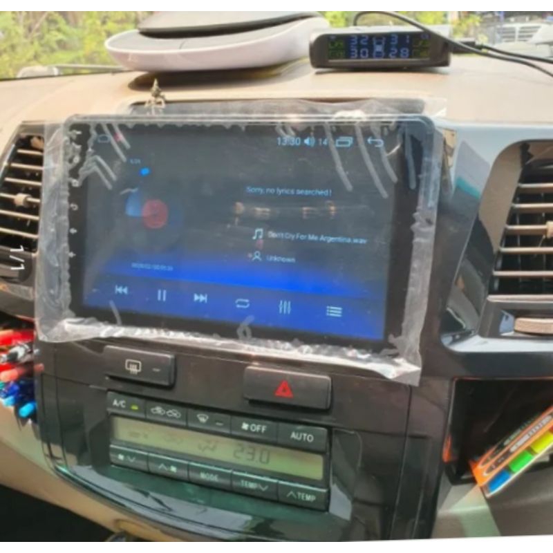 จอแอนดรอยสำหรับรถยนต์ ขนาดจอ 9 นิ้ว ตรงรุ่นรถ Toyota Fortuner  ปี2006-2014 รุ่นแอร์สั้น (4+32gb)