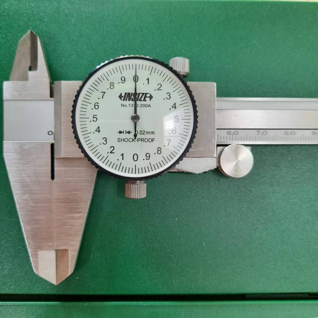 INSIZE เวอร์เนียร์เข็ม ความละเอียด 0.02mm 6", 8", 12" รุ่น 1312-150A 1312-200A 1312-300A เวอร์เนียร์ไดอัล Dial Caliper