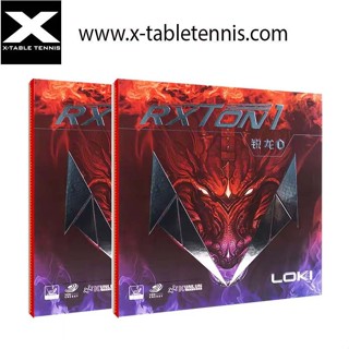 ยางปิงปอง Loki   รุ่น RXTON1  x 2 แผ่น แดง+ดำ
