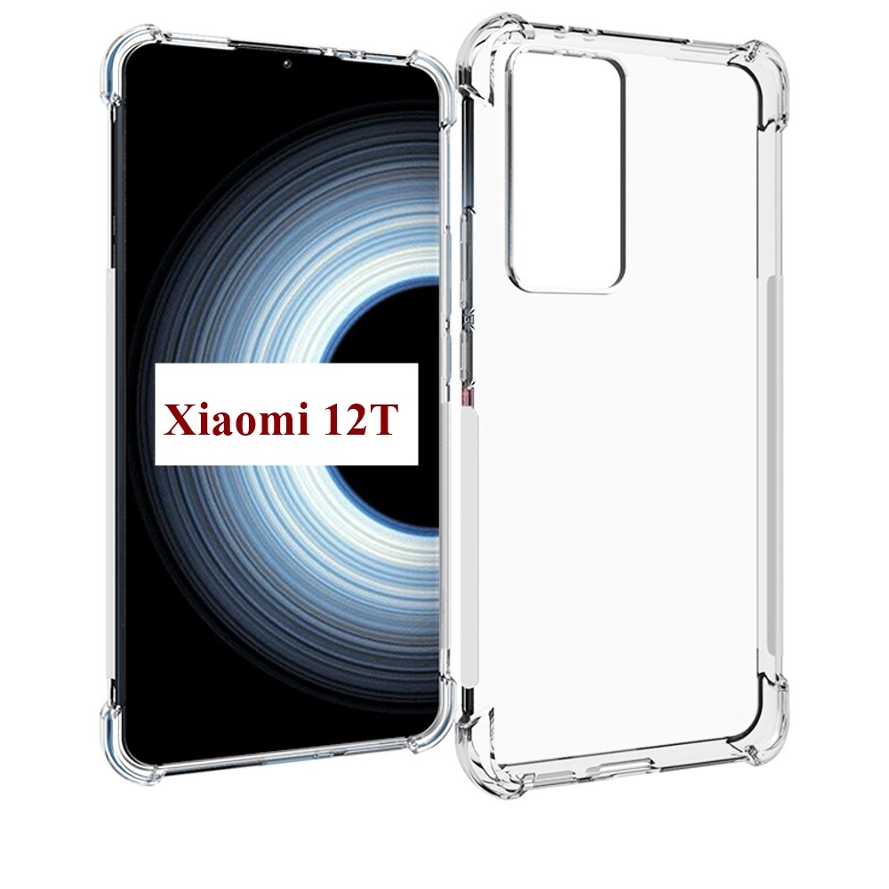 เคสสำหรับ Xiaomi 12T ใสเสริมขอบและมุมกันกระแทก