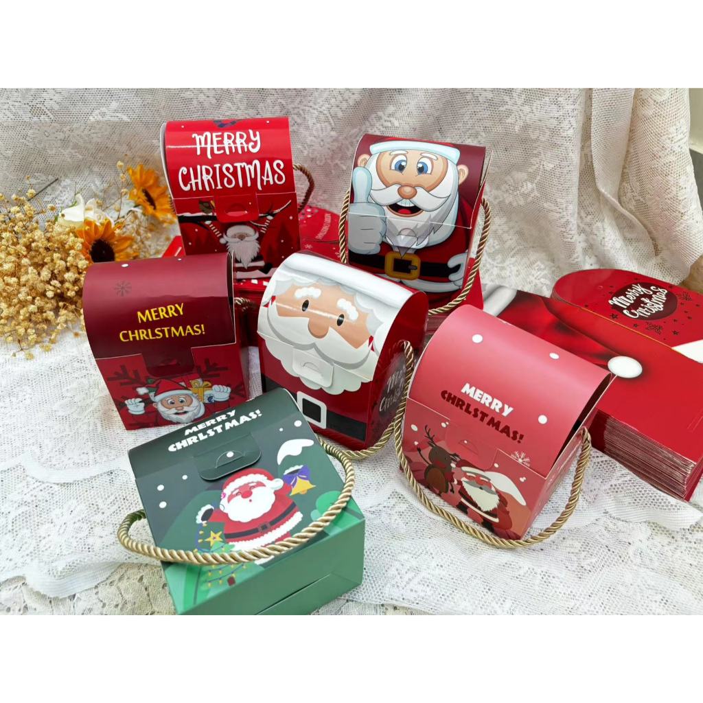 GIDA กล่องของขวัญ กล่องใส่ขนม คุกกี้ กล่องคริสต์มาส พร้อมส่งในไทย