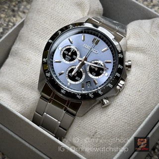 Seiko Chronograph Ice Blue Dial Spirit JDM Stainless Steel