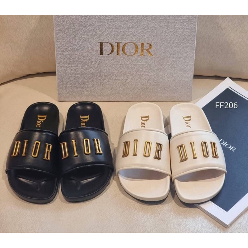 รองเท้าแตะสวมDior #พร้อมส่ง