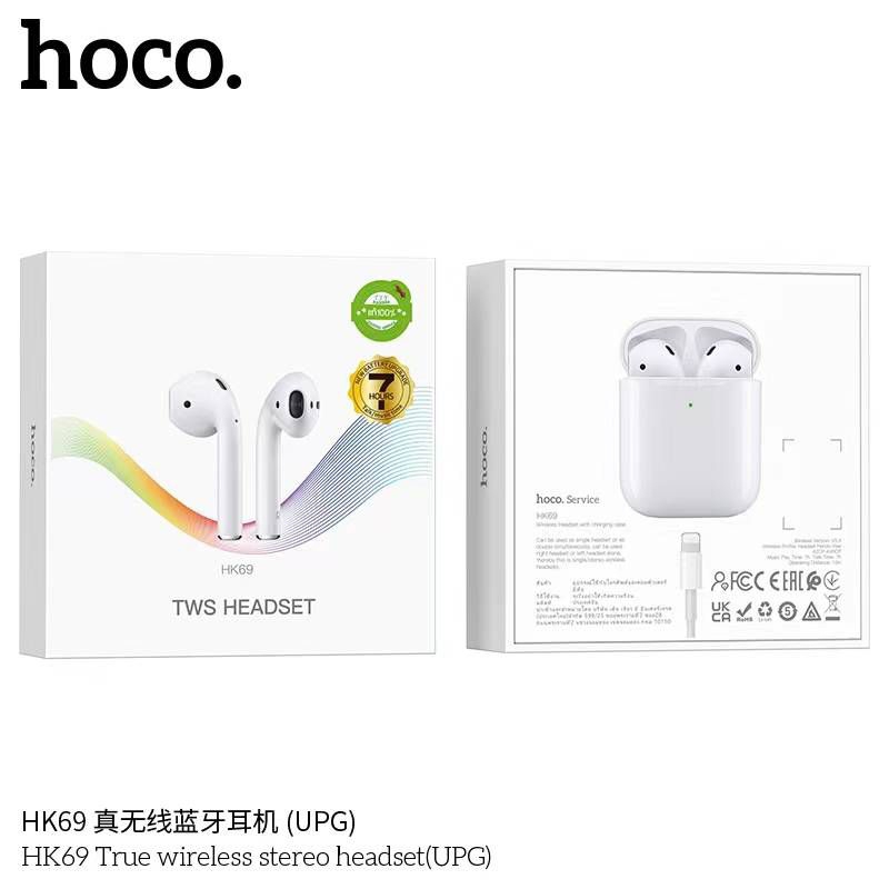 Hoco HK69 หูฟังบลูทูธไร้สายเสียงดีเบสแน่นสินค้าของแท้ 100%