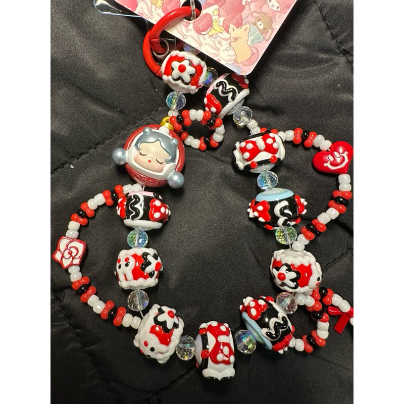 พร้อมส่งจากไทย งาน pop bean พวงกุญแจ ลูกปัดพรีเมี่ยม skull panda