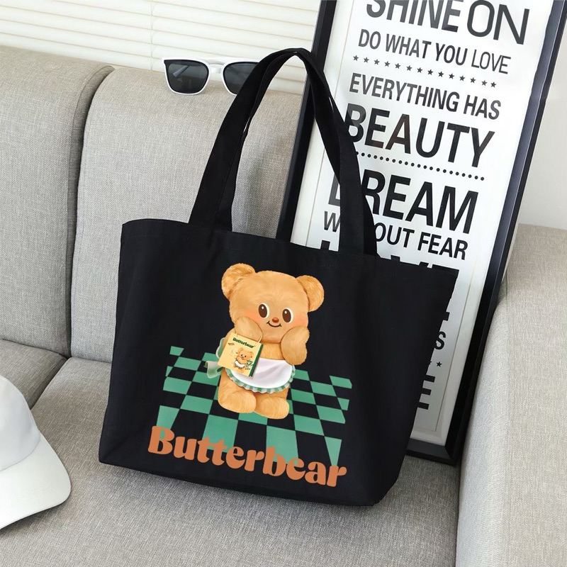 Butterbear กระเป๋าลายน้องหมีเนย พร้อมส่ง🧸