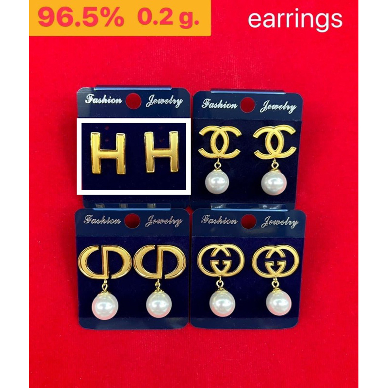 ต่างหูปักก้าน ทองแท้ 96.5% น้ำหนัก 0.2 กรัม ส่งพร้อมบัตรรับประกันทองแท้/แถมฟรีกล่องแดงสุดหรูจากทางร้าน ทุกออเดอร์(A010) - รูปที่ 4