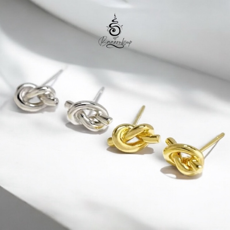 ✨ผ่านพิธี✨ต่างหูก้านเงิน92.5% รุ่น ผูกเงินผูกทอง เสริมการเงิน งาน ค้าขาย เก็บเงินอยู่