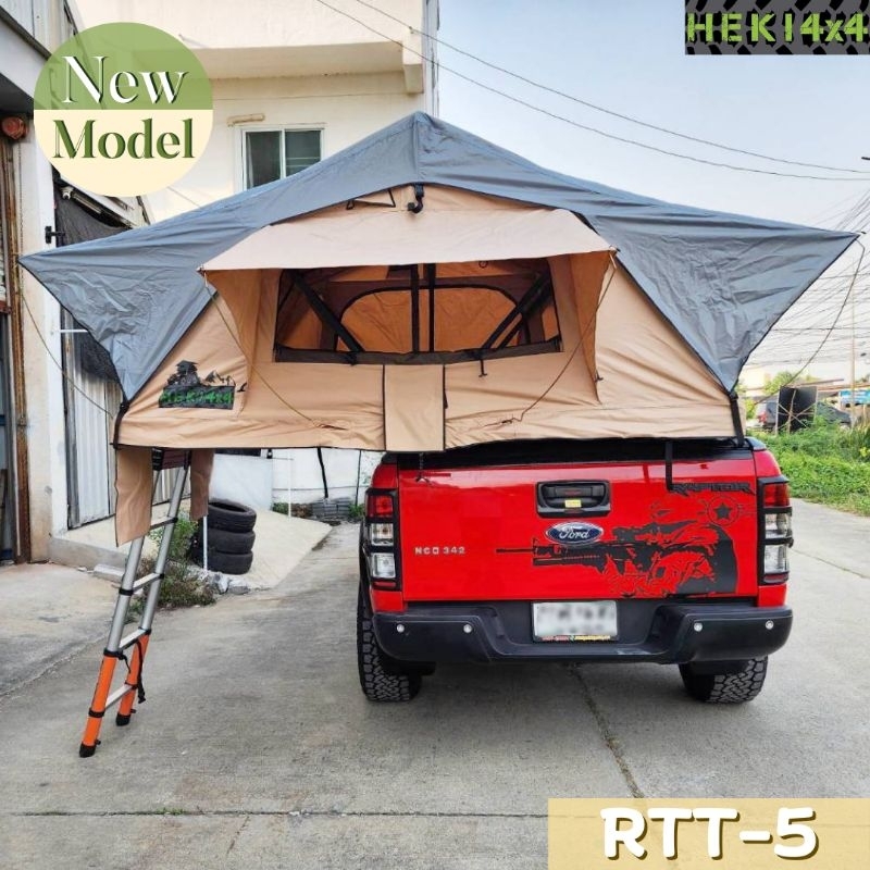 เต็นท์หลังคารถHEKI4x4 รุ่นRTT-5 (New model) เต็นท์บนรถ Roof toptent