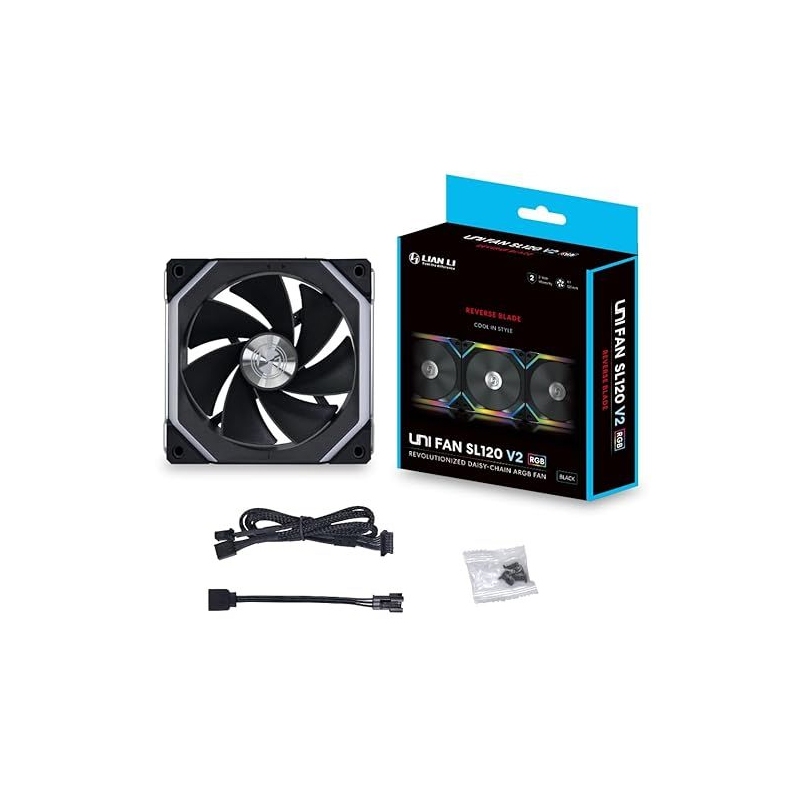 LIAN-LI UNI FAN SL V2 120MM REVERSE BLADE *พัดลม (UF-RSL120 V2)