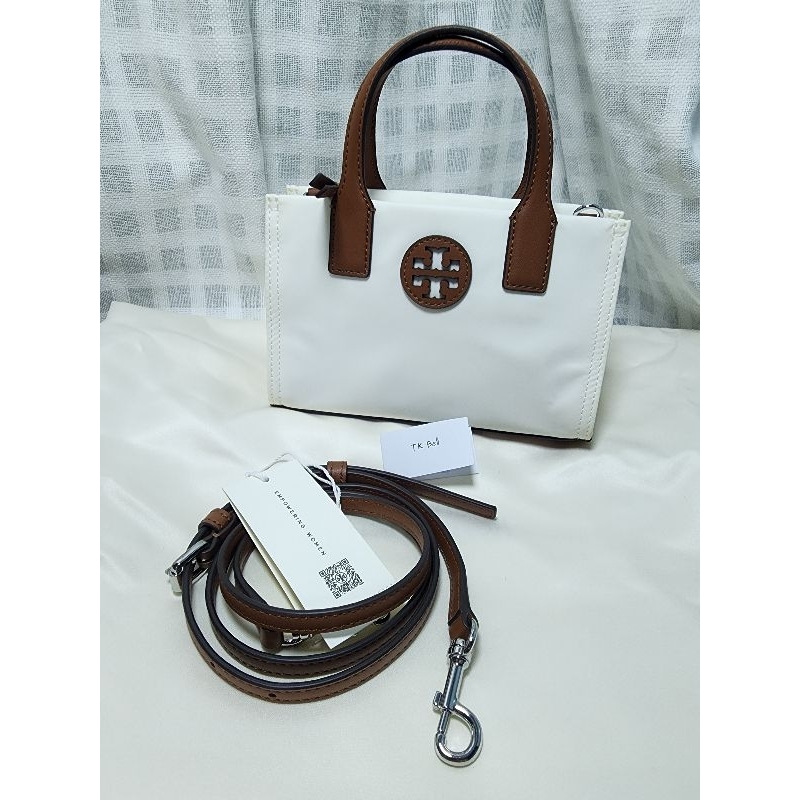 [พร้อมส่ง นำเข้าจากอเมริกา] Tory Burch Ella Nylon Mini Tote Bag Crossbody