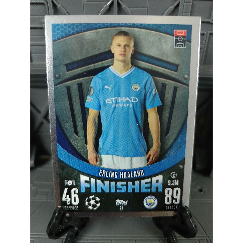 Topps Match Attax Champions League 2023/2024 Finisher 27 Erling Haaland CL 23/24 Manchester city