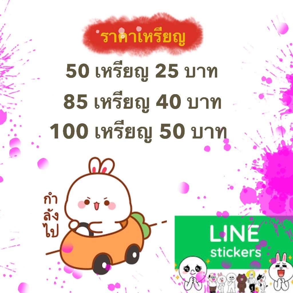 Stickers line  ธีม อิโมจิ ไลน์เมโลดี้ ใช้ได้ถาวร