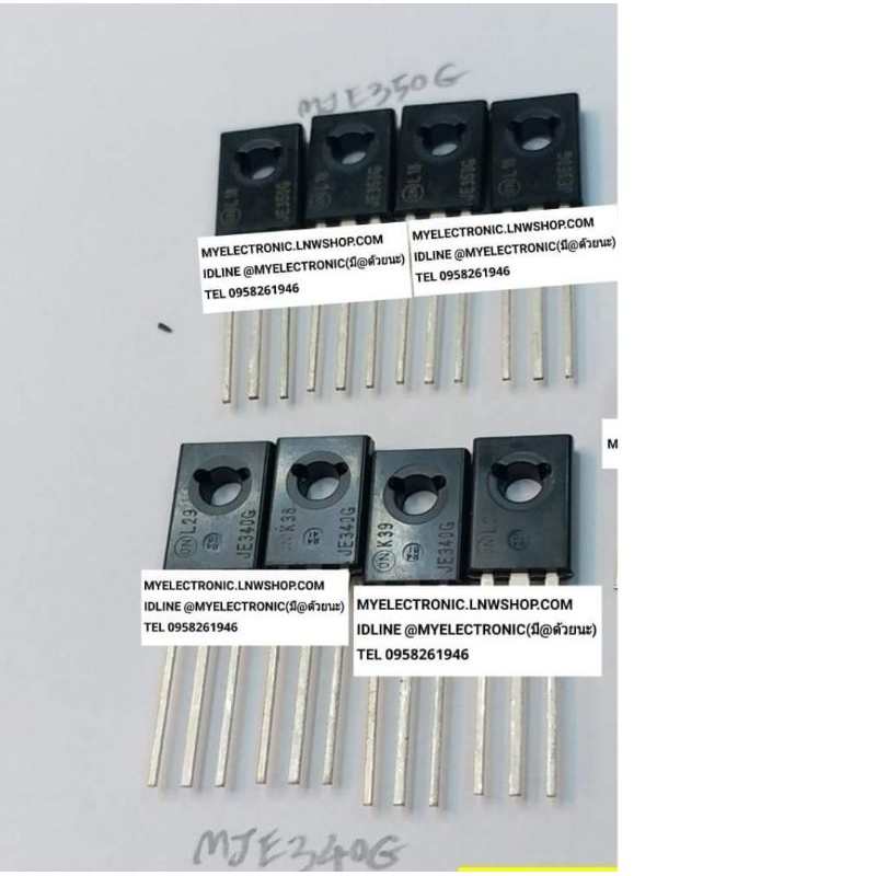 MJE340 G , MJE350 G ราคา 1ตัว MJE340G , MJE350G ทรานซิสเตอร์ ยี่ห้อ ON-SEMI CONDUCTOR มี สต็อก STOCK
