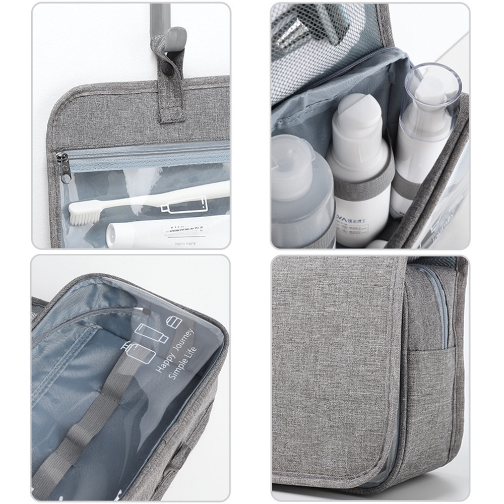 Simple healthCare  กระเป๋าใส่อุปกรณ์อาบน้ำ กระเป๋าใส่เครื่องสำอางแขวนได้  shower bag สำหรับพกพา กันน้ำ จัดระเบียบเดินทาง