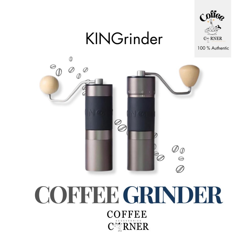 "สินค้าพร้อมส่ง" Kingrinder Coffee Grinder ของแท้ K2 K4 K6 เครื่องบดกาแฟ มือหมุน Kingrinder K2