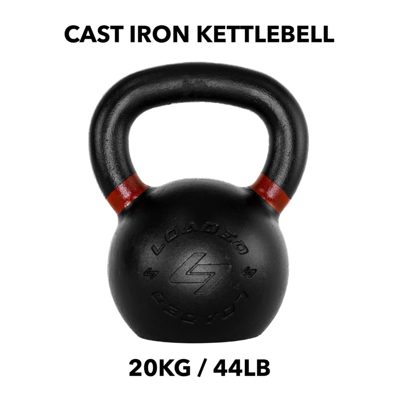 ลูกตุ้ม CAST IRON KETTLEBELL (เหล็กหล่อ) เกรดสุงสุด 20KG / 44LB