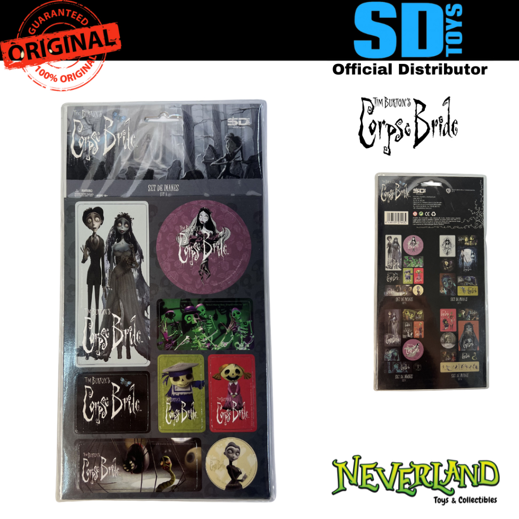 SD Toys Corpse Bride Magnet Set
