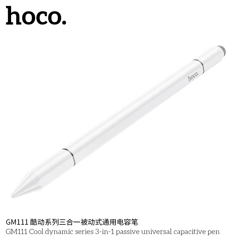 ปากกาทัชสกรีน HOCO GM111 3in1 ปากกาสไตลัส 3 หัว รองรับทุกหน้าจอ แท็บเล็ต สมาร์ทโฟน เขียนลื่น thumbnail 4