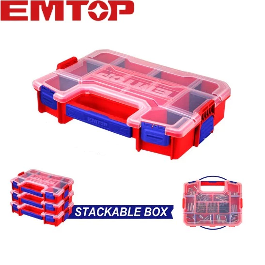 EMTOP กล่องใสเครื่องมือ 12 และ 15 นิ้ว ( Plastic Organizer ) รุ่น EPBX1211 EPBX1511รันแท้ใหม่