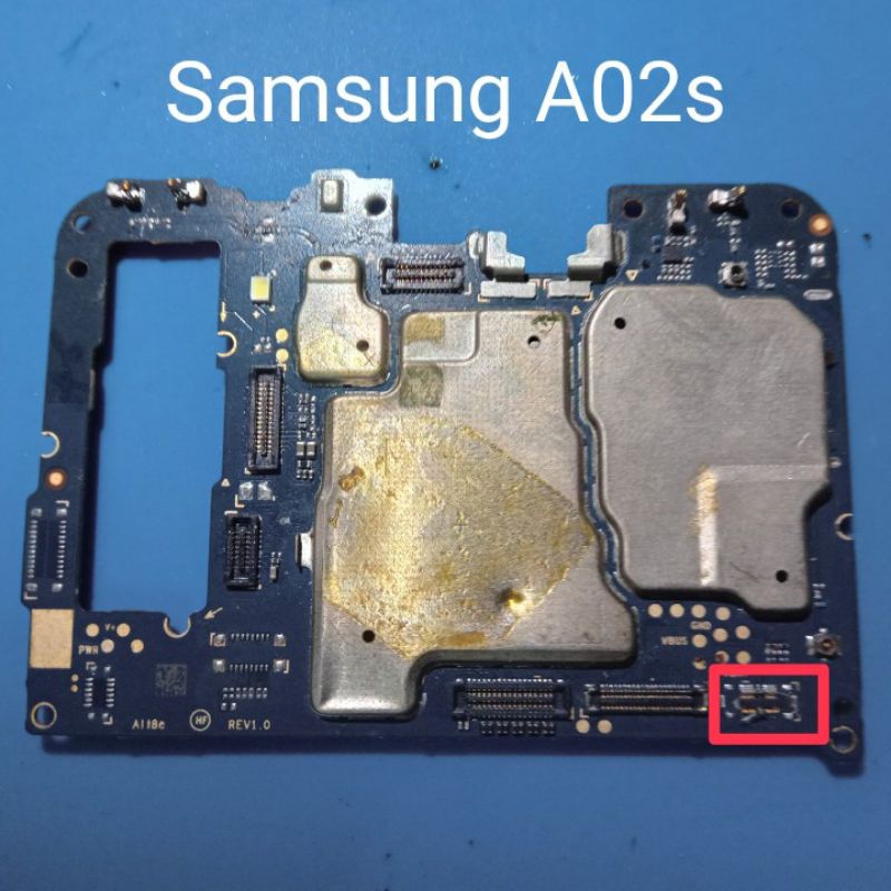 เมนบอร์ด Samsung A02s งานช่าง