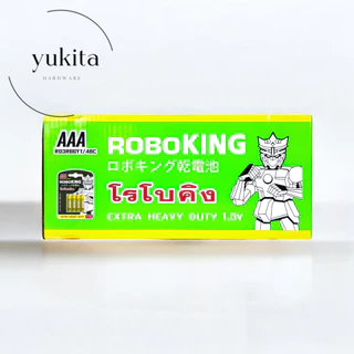 (ยกกล่อง12แผง) ถ่านไฟฉาย ถ่านประตู รีโมท ถ่านนาฬิกา Battery Alkaline แบตเตอรี่ ความจุสูง ขนาด AA / AAA ตราโรโบคิง
