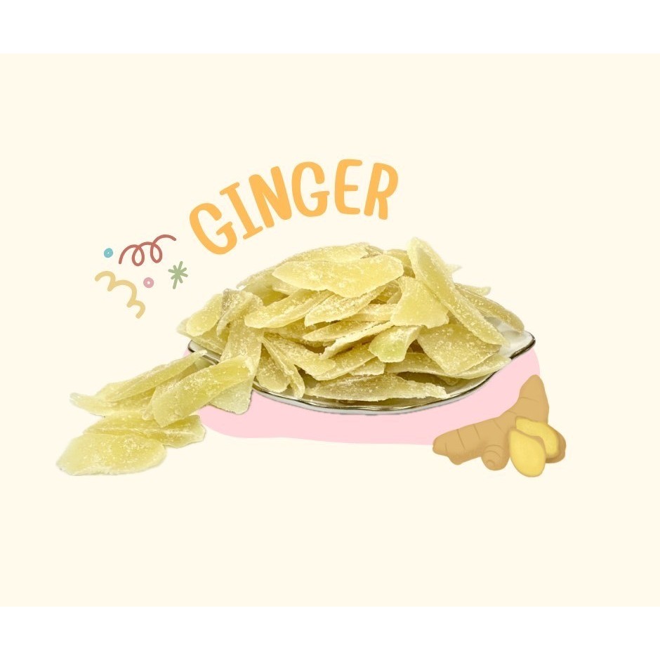 ขิงสไลด์อบแห้ง ขนาด 200 g/ 500 g/ 1000 g