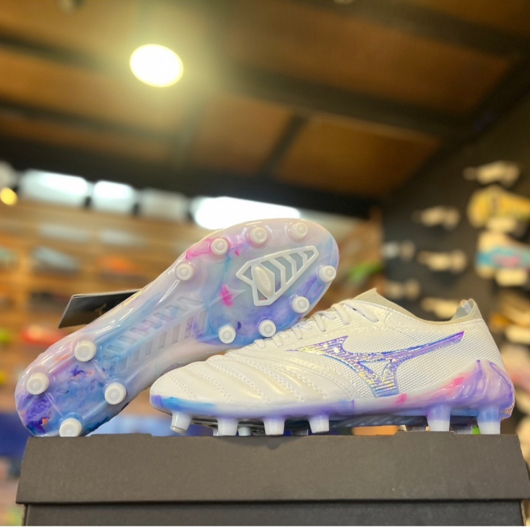 รองเท้า สตั๊ด ฟุตบอล มิซูโน่ Mizuno MORELIA NEO III BETA JAPAN มีปลายทาง ใส่ไม่ได้เปลี่ยนได้ แถมดันทรง ถุงผ้า กล่อง